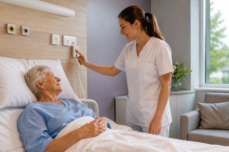Installateur d'appel infirmière de la marque CRMS dans le 13