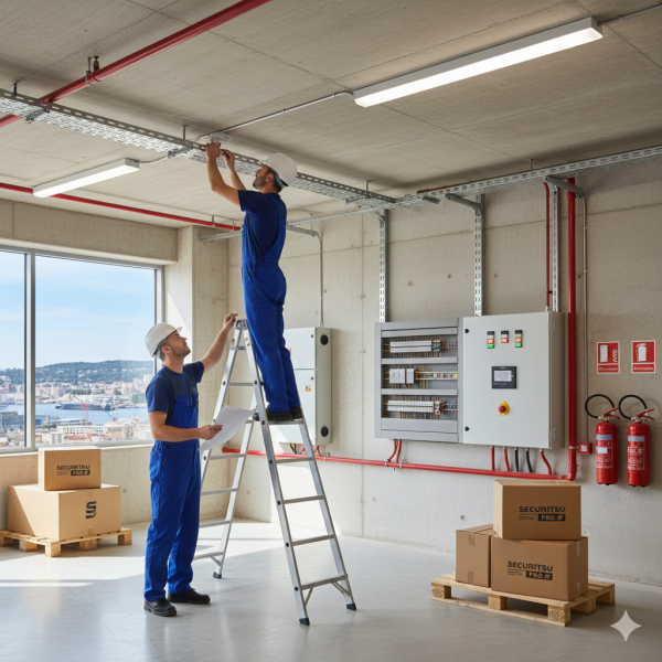 Installation d'un système de sécurité incendie SSI à Toulon dans le 83